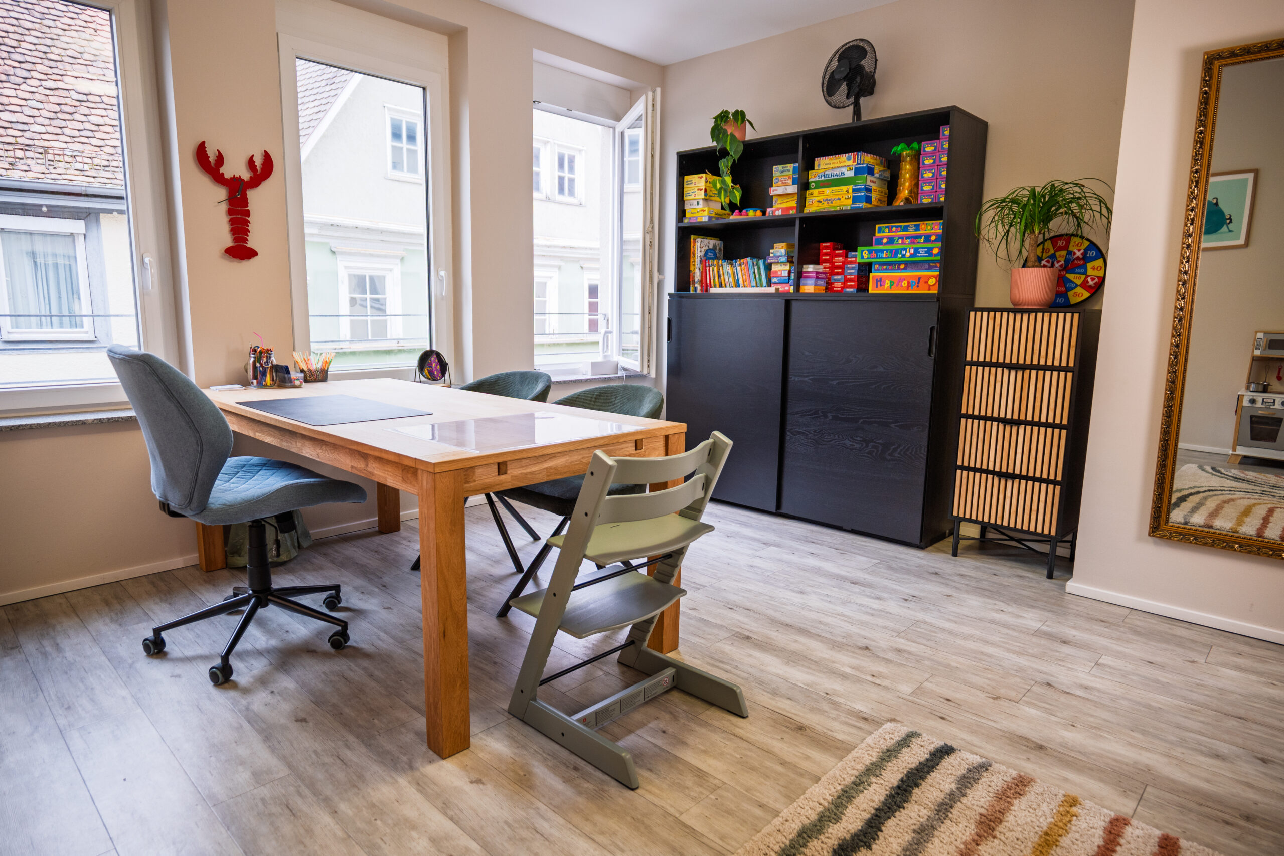 Therapieraum in unserer Praxis in der Öhringer Innenstadt